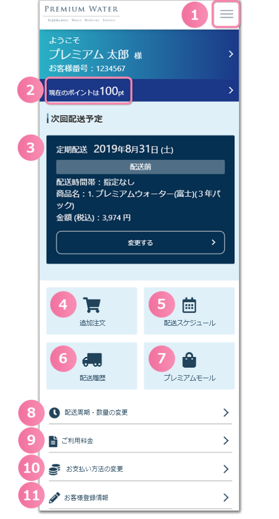 マイページ操作ガイドTOP