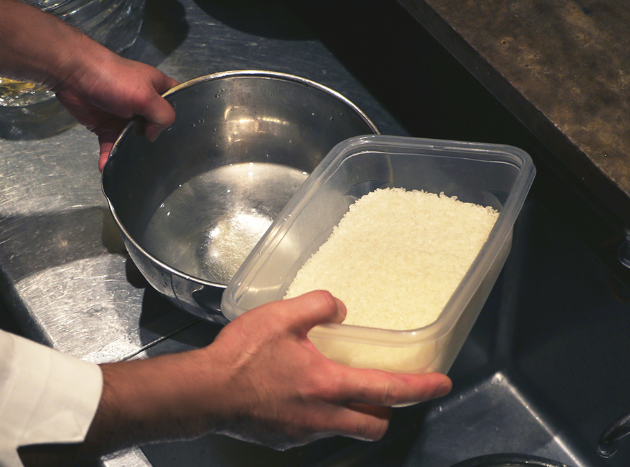 “最初に吸わせるお水”がお米の味を決める