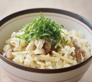 初夏の味!新しょうがと鯵の炊き込みごはん