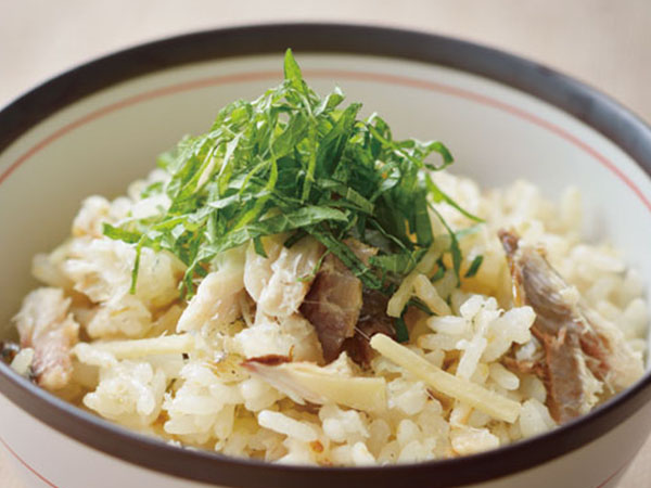 初夏の味!新しょうがと鯵の炊き込みごはん