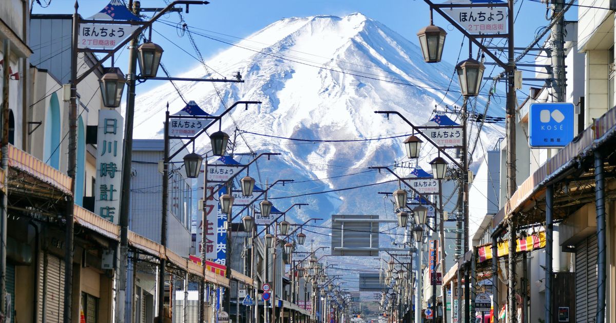 富士吉田の景色