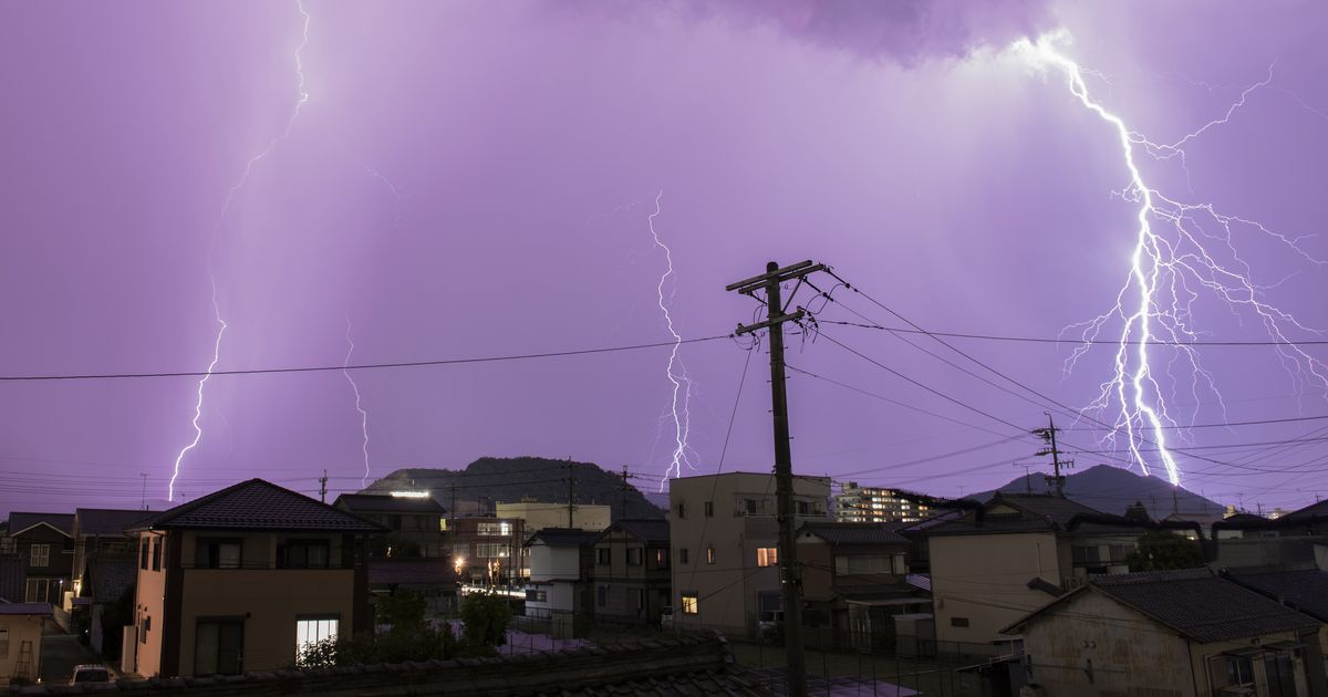 雷雨の画像