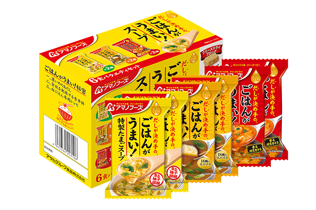 アマノフーズ「Theうまみ ごはんがうまい！スープ6食バラエティセット」