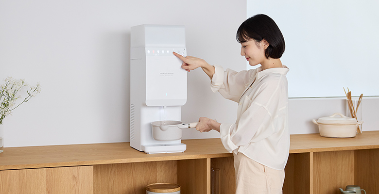 7.2Lボトル専用の卓上型ウォーターサーバー pitap（ピタップ）