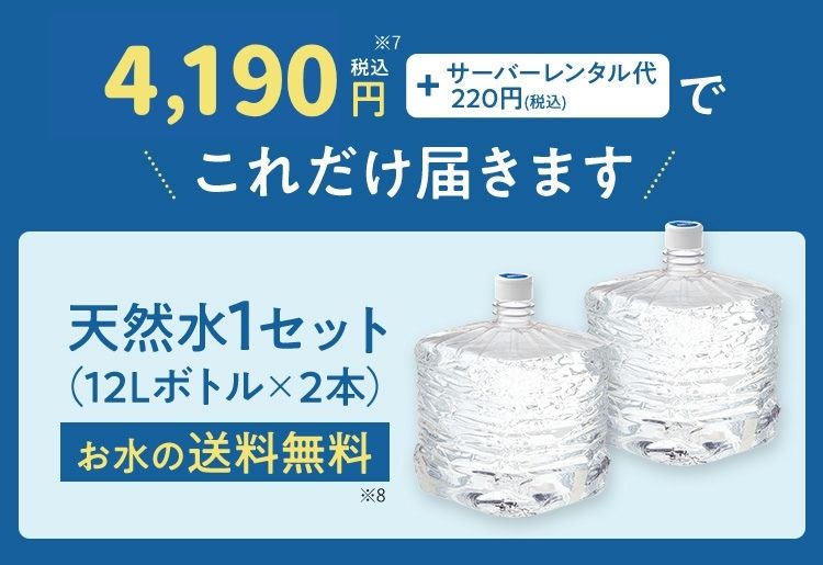 すべて月額料金にコミコミ