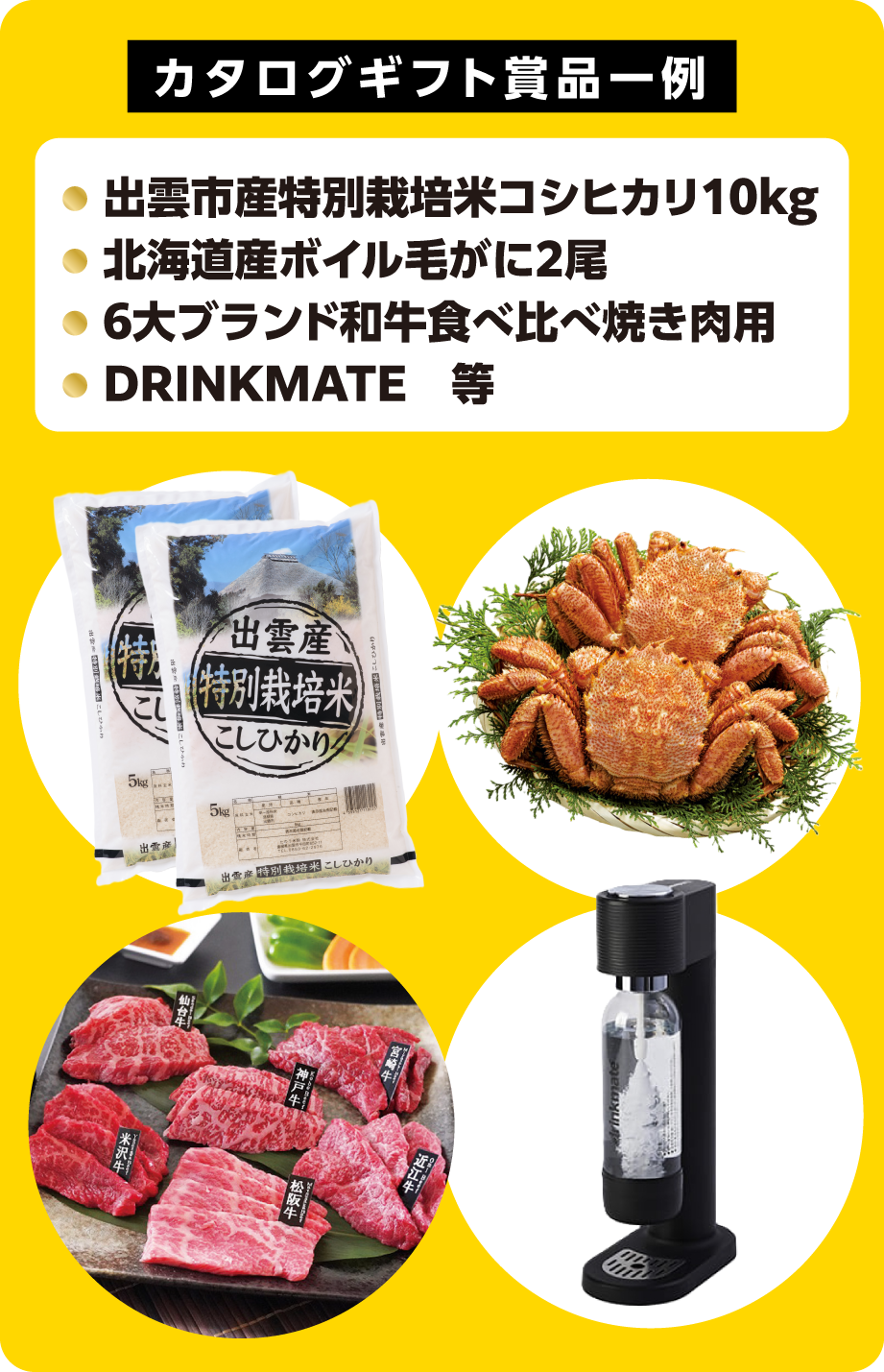 カタログギフト一例